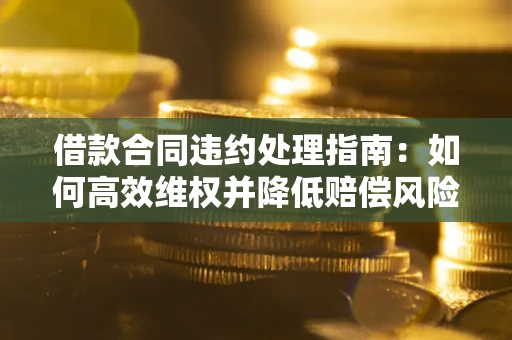 武汉借款合同违约处理指南：如何高效维权并降低赔偿风险？